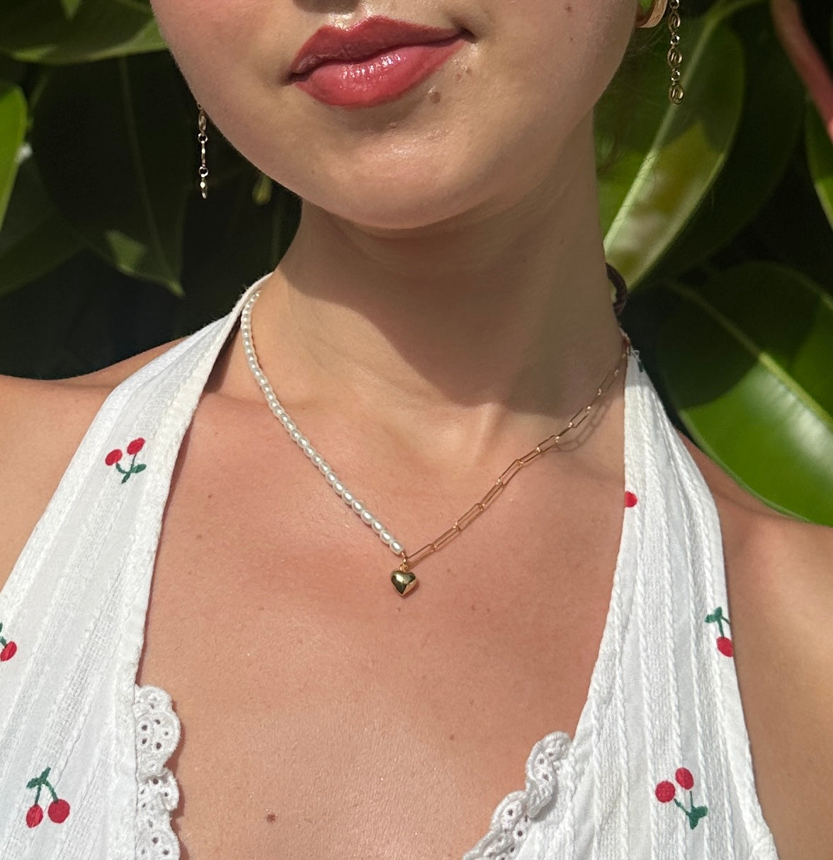 The Heart of Pearl Necklace