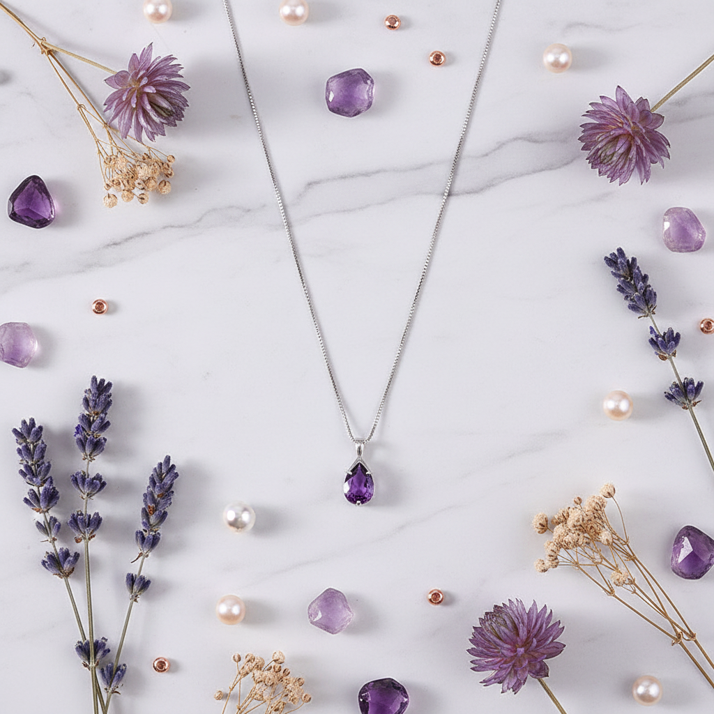 The Amethyst Bloom Necklace